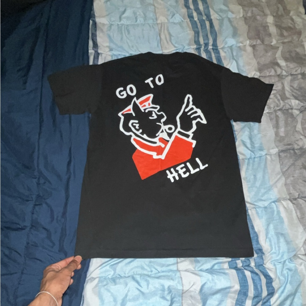Super radical Black Graphic T-Shirt